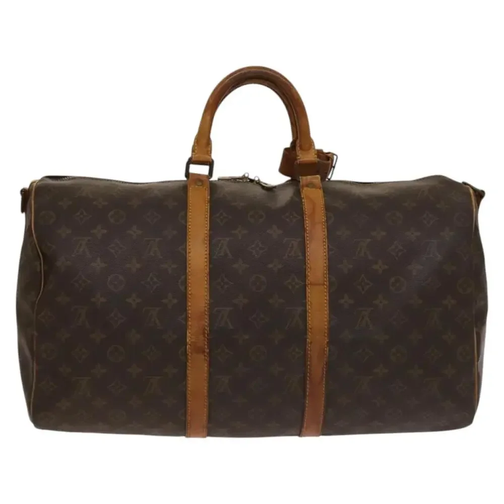 LOUIS VUITTON Monogram Keepall Bandouliere 50 Boston Bag M41416